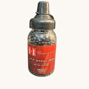 Hornady 177‎ Steel BBs Black Plated 1500 Count Airsoft Ammo